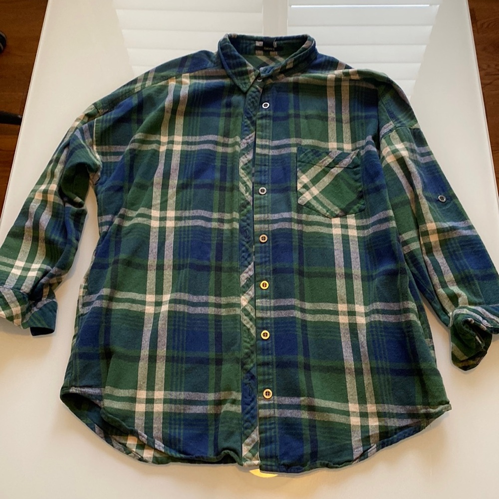 Oversized Plaid Shirt